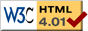 Valid HTML 4.01 Frameset